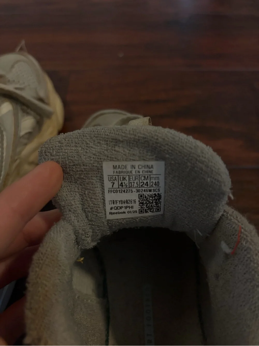 Reebok Women’s Athletic Sneakers - Light Gray